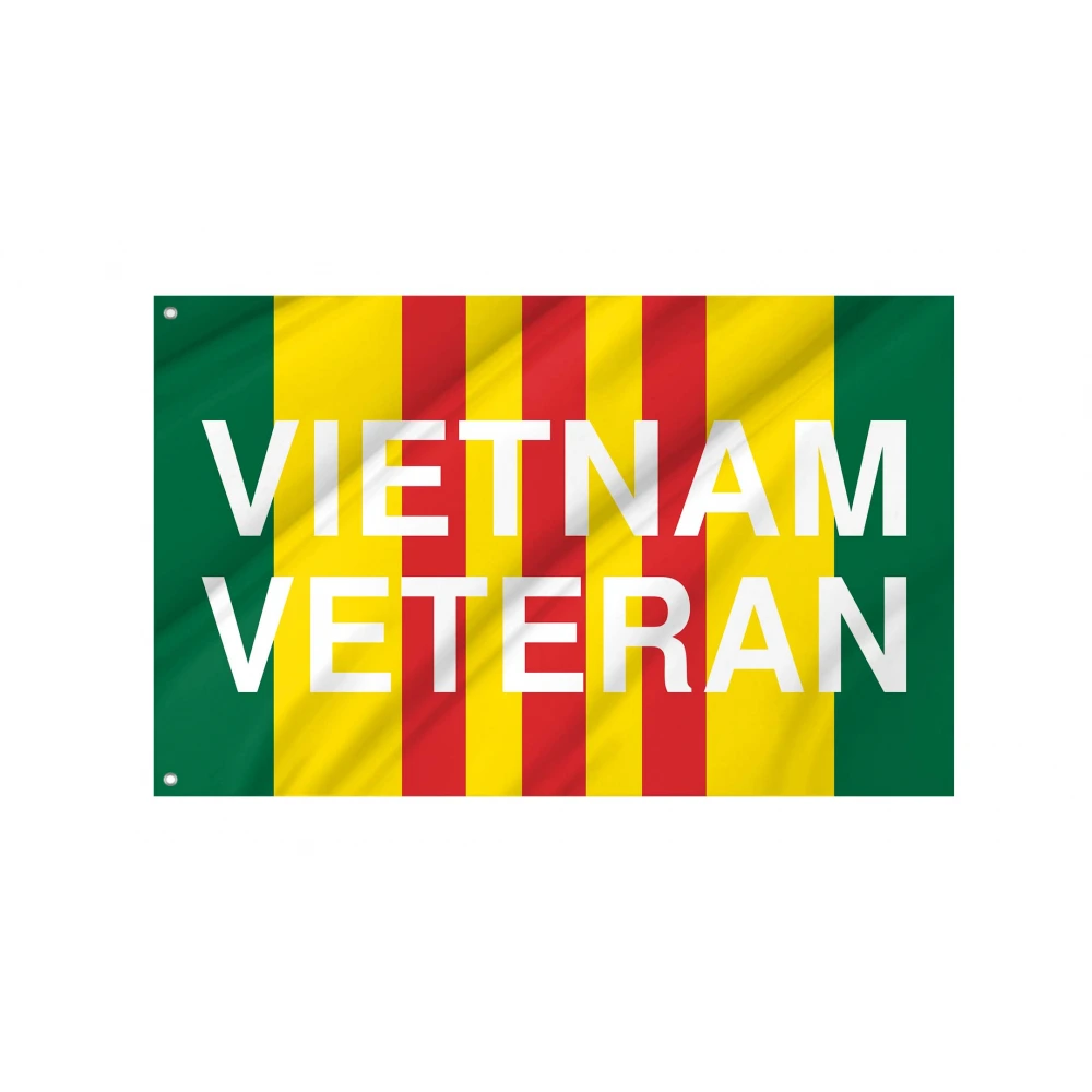 Vietnam Veteran Flag for Indoor & Outdoor Use