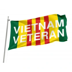 Vietnam Veteran Flag for Indoor & Outdoor Use