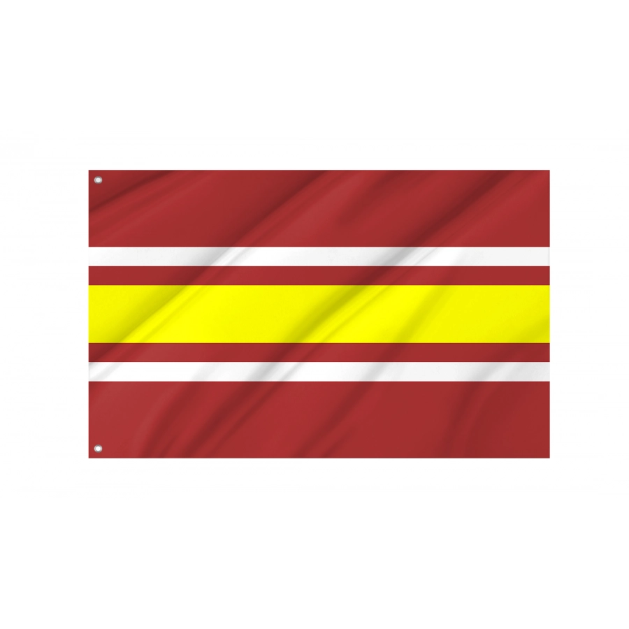 Flag of Derazhnia Region, Khmelnytskyi District, Patriotic Flags, Unique Design Print, Flags for Indoor & Outdoor Use