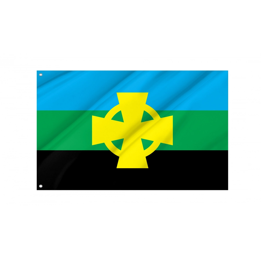 Flag of Drohobych Region, Lviv District, Patriotic Flags, Unique Design Print, Flags for Indoor & Outdoor Use