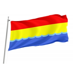 Hola Prystan District Flag for Indoor & Outdoor Use