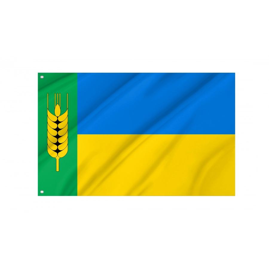 Flag of Kazanka Region, Mykolaiv District, Patriotic Flags, Unique Design Print, Flags for Indoor & Outdoor Use