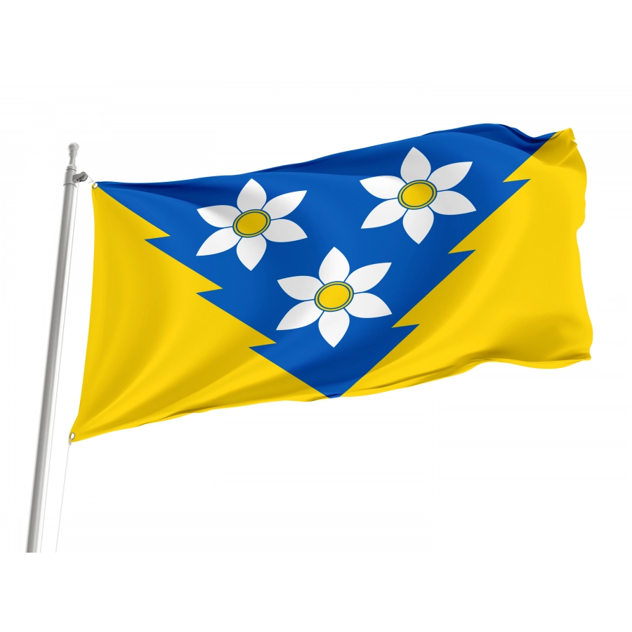 Flag of Khust Region, Zakarpattia District, Patriotic Flags, Unique Design Print, Flags for Indoor & Outdoor Use