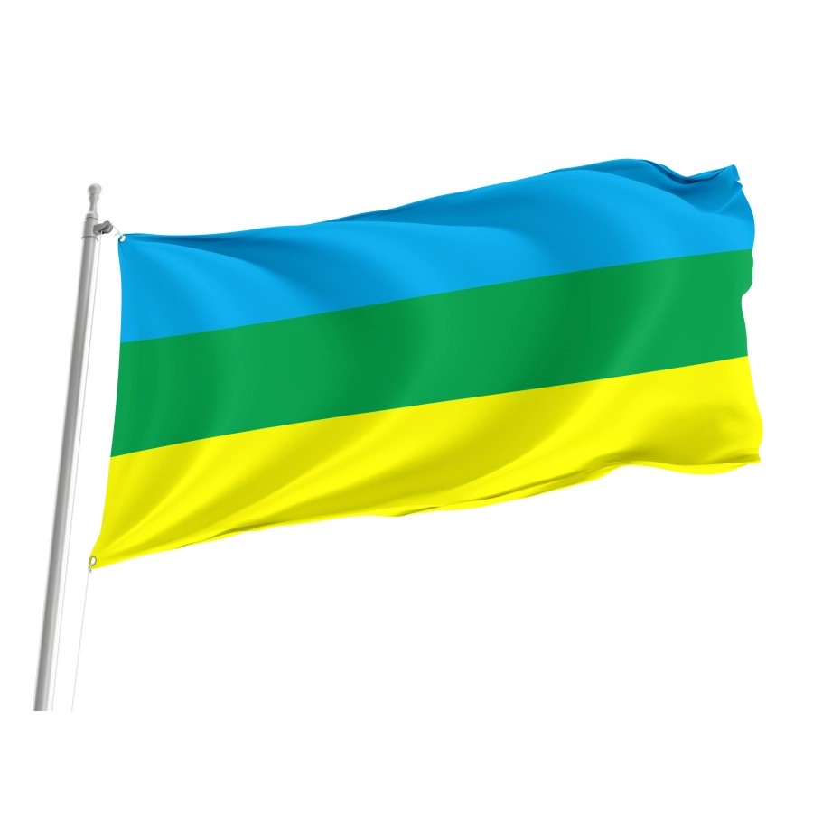Flag of Kryve Ozero Region, Mykolaiv District, Patriotic Flags, Unique Design Print, Flags for Indoor & Outdoor Use