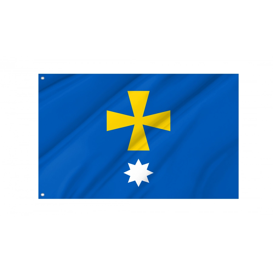 Flag of Myrhorod Region, Poltava District, Patriotic Flags, Unique Design Print, Flags for Indoor & Outdoor Use