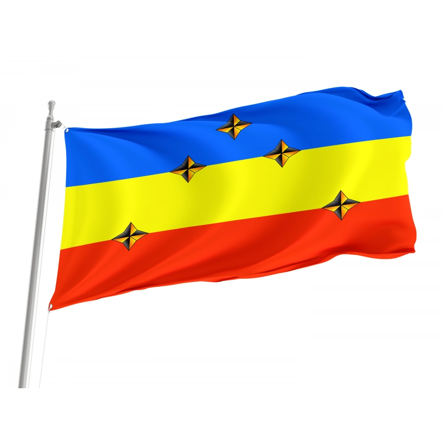 Flag of Pervomaisk, Luhansk District, Patriotic Flags, Unique Design Print, Flags for Indoor & Outdoor Use