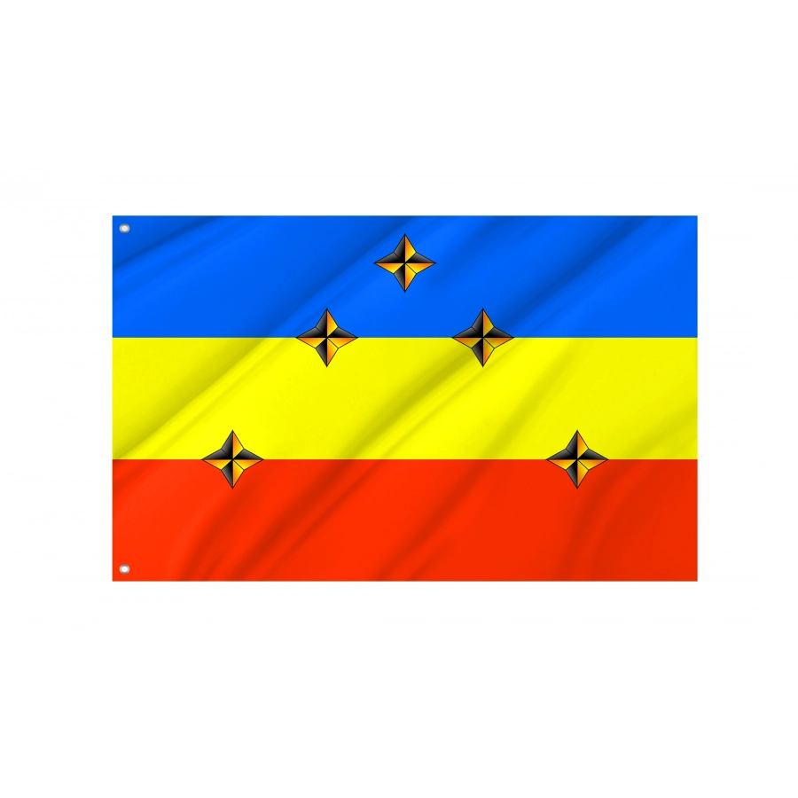 Flag of Pervomaisk, Luhansk District, Patriotic Flags, Unique Design Print, Flags for Indoor & Outdoor Use