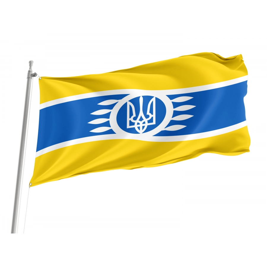 Flag of Pulyny Region, Zhytomyr District, Patriotic Flags, Unique Design Print, Flags for Indoor & Outdoor Use