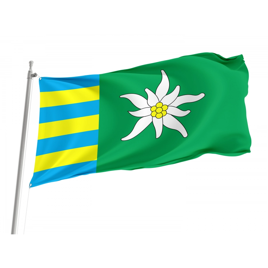 Flag of Rakhiv Region, Zakarpattia District, Patriotic Flags, Unique Design Print, Flags for Indoor & Outdoor Use