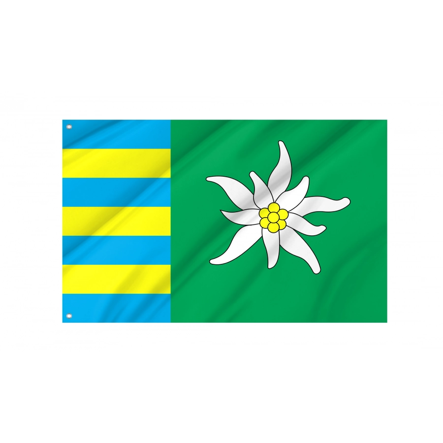 Flag of Rakhiv Region, Zakarpattia District, Patriotic Flags, Unique Design Print, Flags for Indoor & Outdoor Use