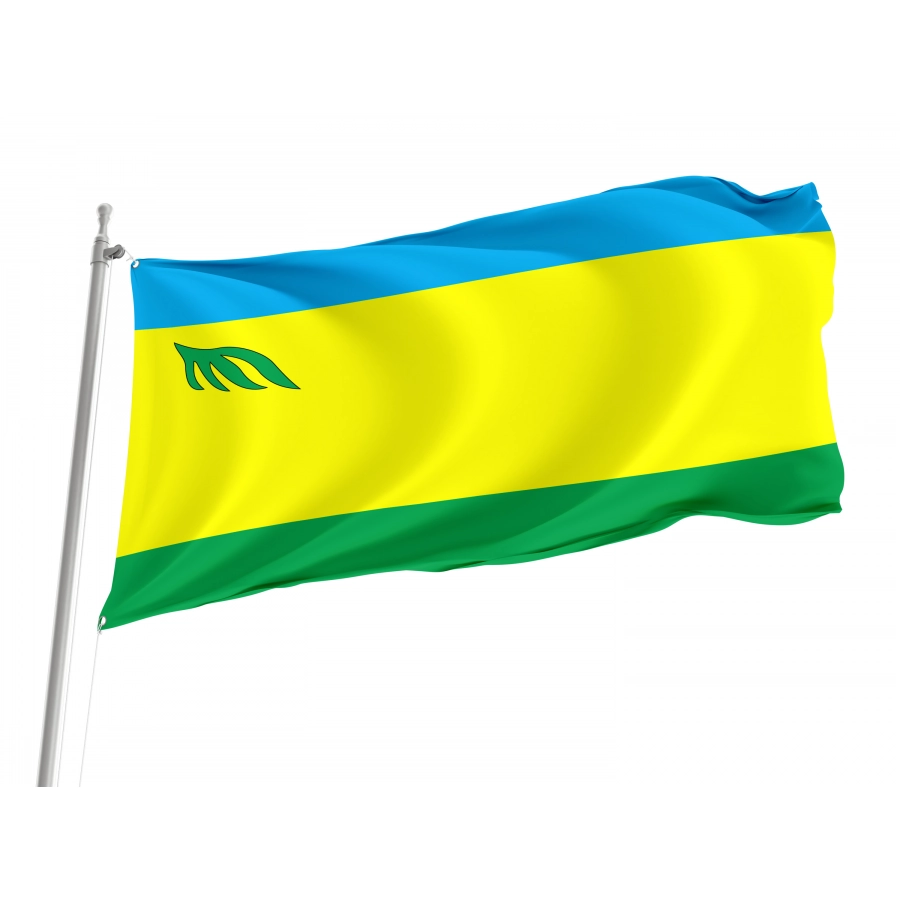 Flag of Rokytne Region, Rivne District, Patriotic Flags, Unique Design Print, Flags for Indoor & Outdoor Use