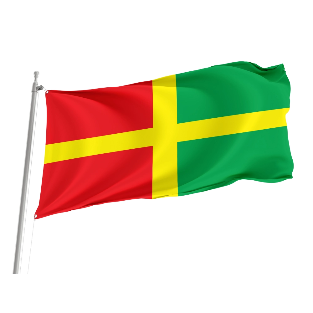 Romaniv Region of Zhytomyr District in the northern Ukraine Flag