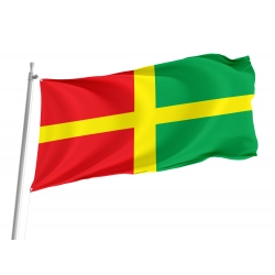 Romaniv Region of Zhytomyr District in the northern Ukraine Flag