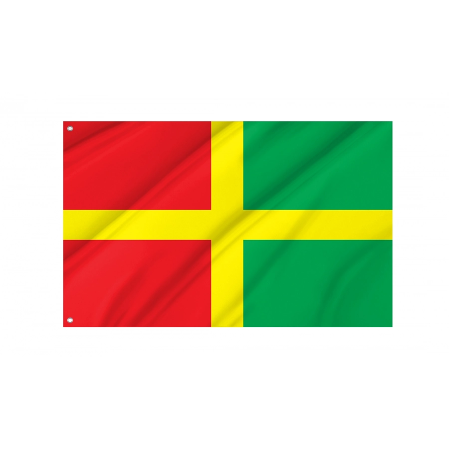 Flag of Romaniv Region of Zhytomyr District in the northern Ukraine, Patriotic Flags, Unique Design Print, Flags for Indoor & Outdoor Use