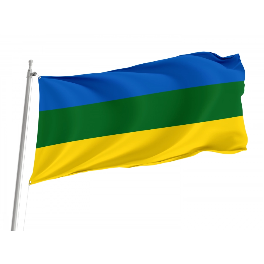 Flag of Romenskyj District, Patriotic Flags, Unique Design Print, Flags for Indoor & Outdoor Use