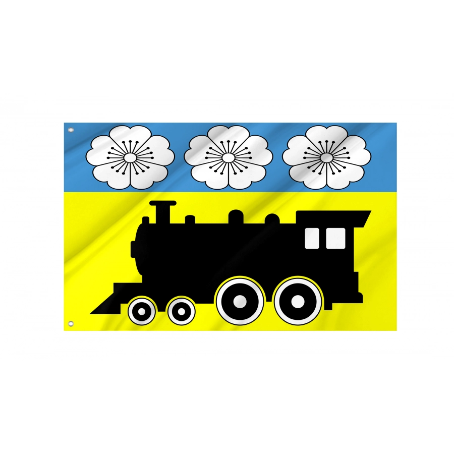 Flag of Synelnykove, Dnipropetrovsk District, Patriotic Flags, Unique Design Print, Flags for Indoor & Outdoor Use