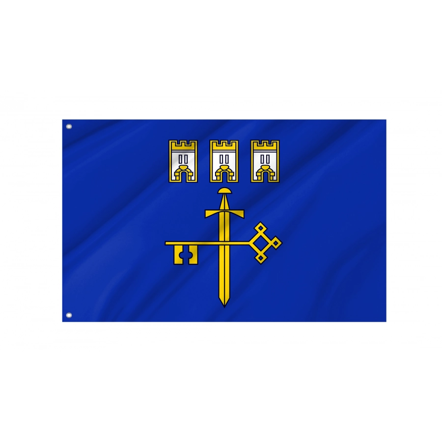 Flag of Ternopil District, Patriotic Flags, Unique Design Print, Flags for Indoor & Outdoor Use