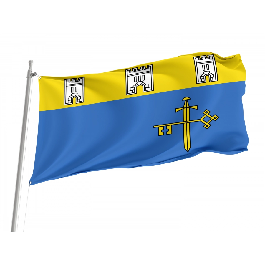 Flag of Ternopil Oblast until November 2003, Patriotic Flags, Unique Design Print, Flags for Indoor & Outdoor Use