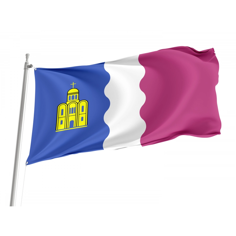 Flag of Vyshhorod Region, Kyiv District, Patriotic Flags, Unique Design Print, Flags for Indoor & Outdoor Use