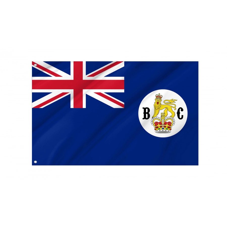 British Columbia Colony 1870-1896 Flag for Indoor & Outdoor Use, UKEMPIRE08