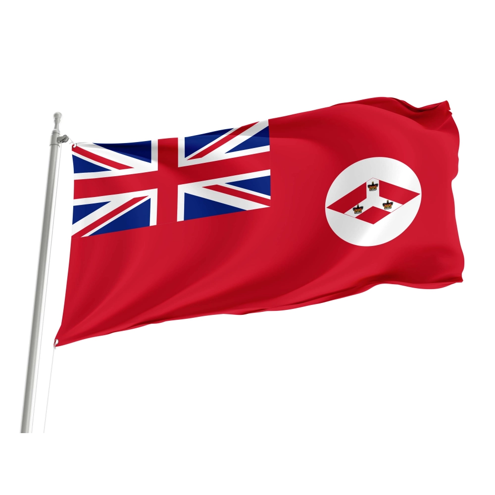 British Straits Settlements 1874-1904 Civil Ensign Flag for Indoor & Outdoor Use