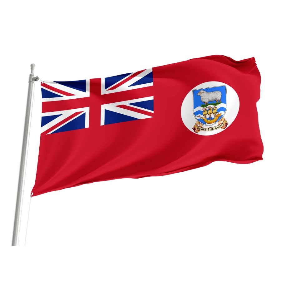 Falkland Islands Civil Ensign Flag for Indoor & Outdoor Use, UKEMPIRE58