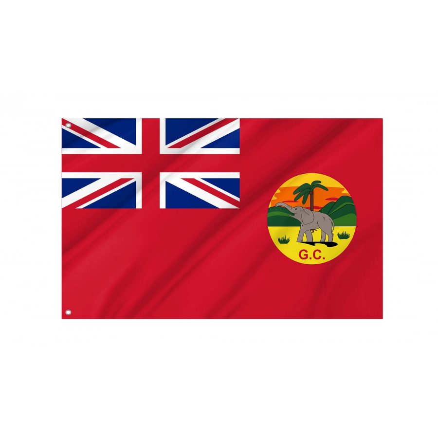 Gold Coast 1877-1957 Civil Ensign Flag for Indoor & Outdoor Use, UKEMPIRE73