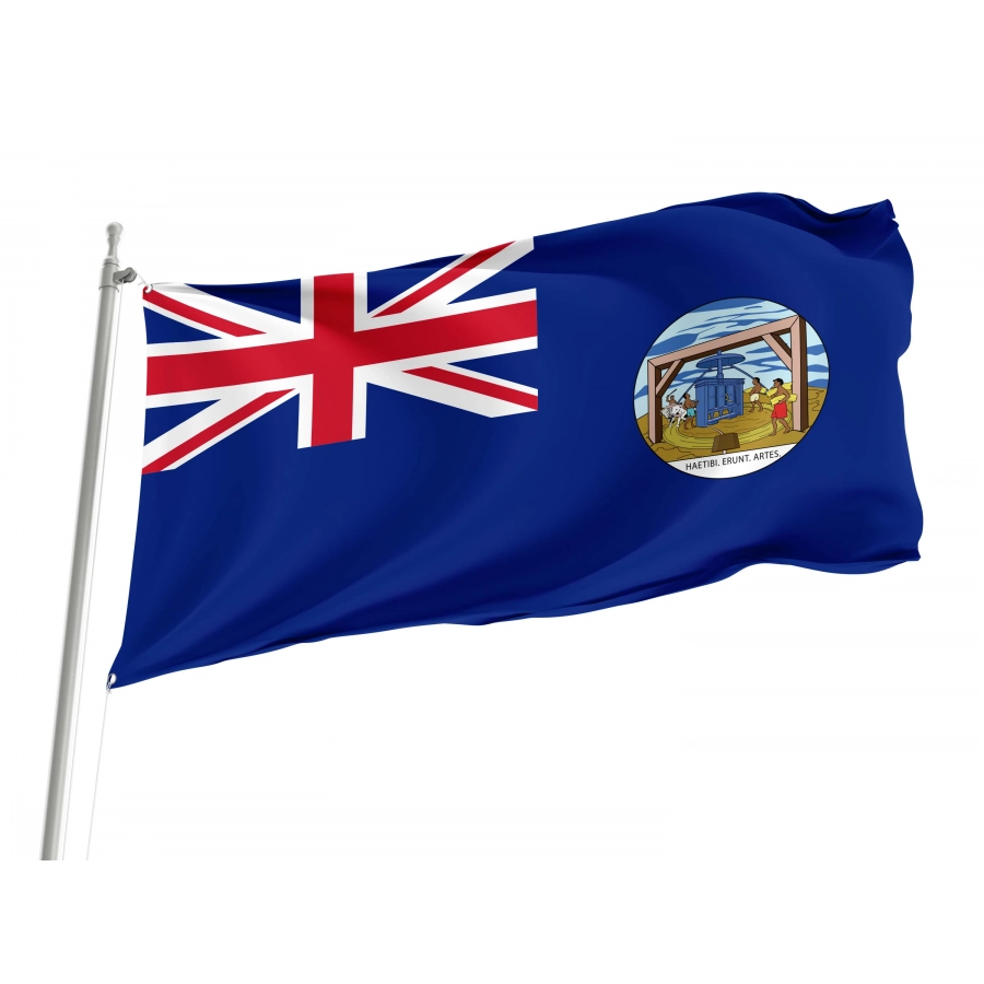 Grenada 1875-1903 Flag for Indoor & Outdoor Use, UKEMPIRE68