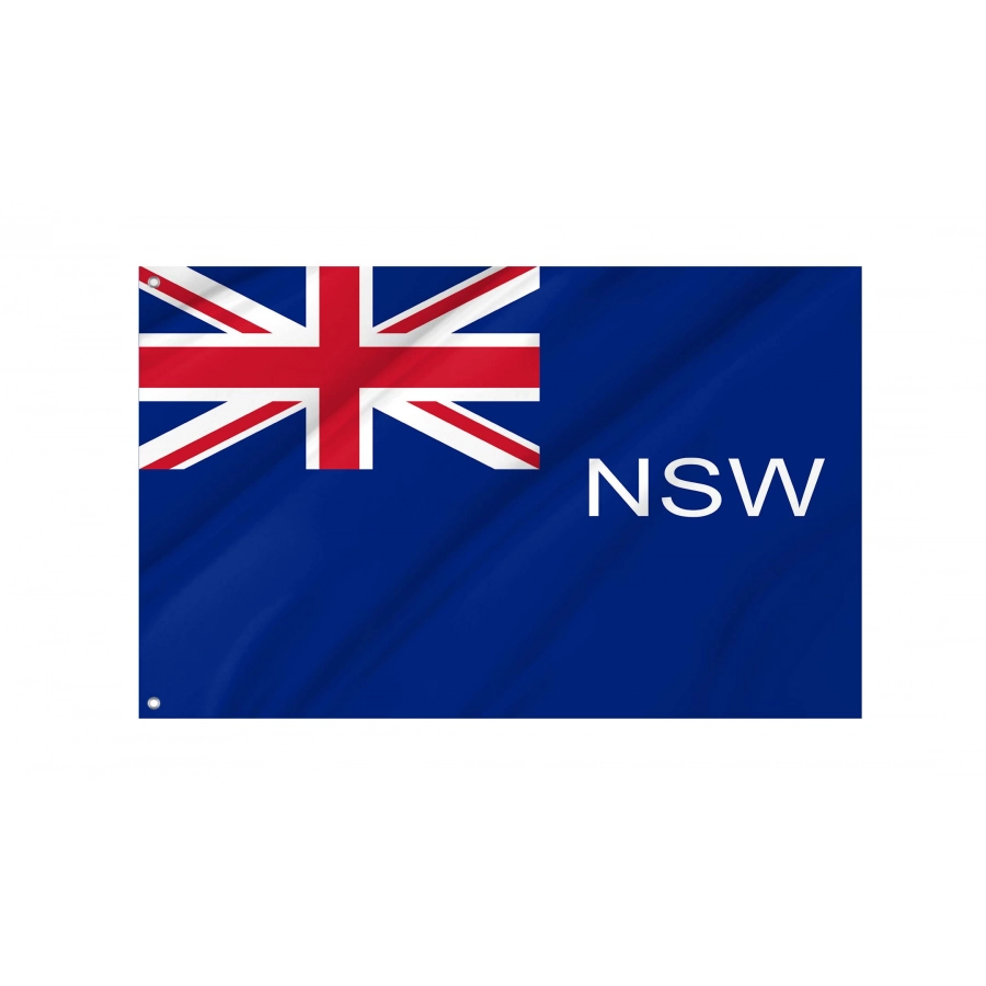New South Wales 1867-1870 Flag for Indoor & Outdoor Use, UKEMPIRE88