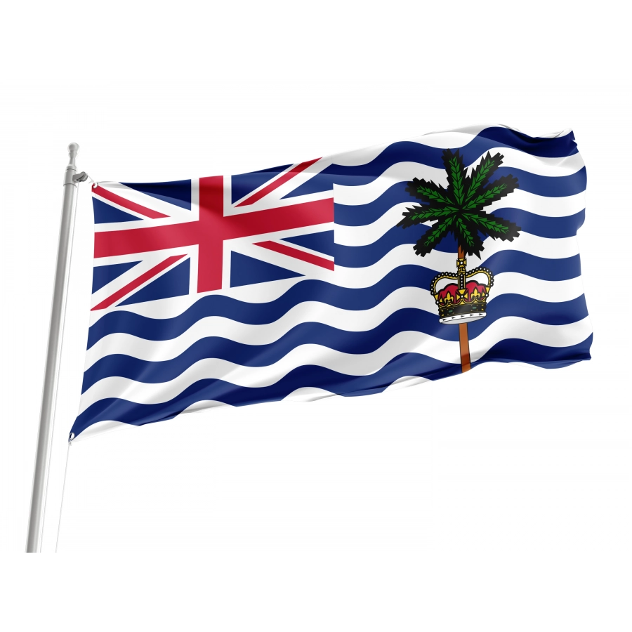 Flag of British Indian Ocean Territory, Patriotic Flags, Unique Design Print, Flags for Indoor & Outdoor Use