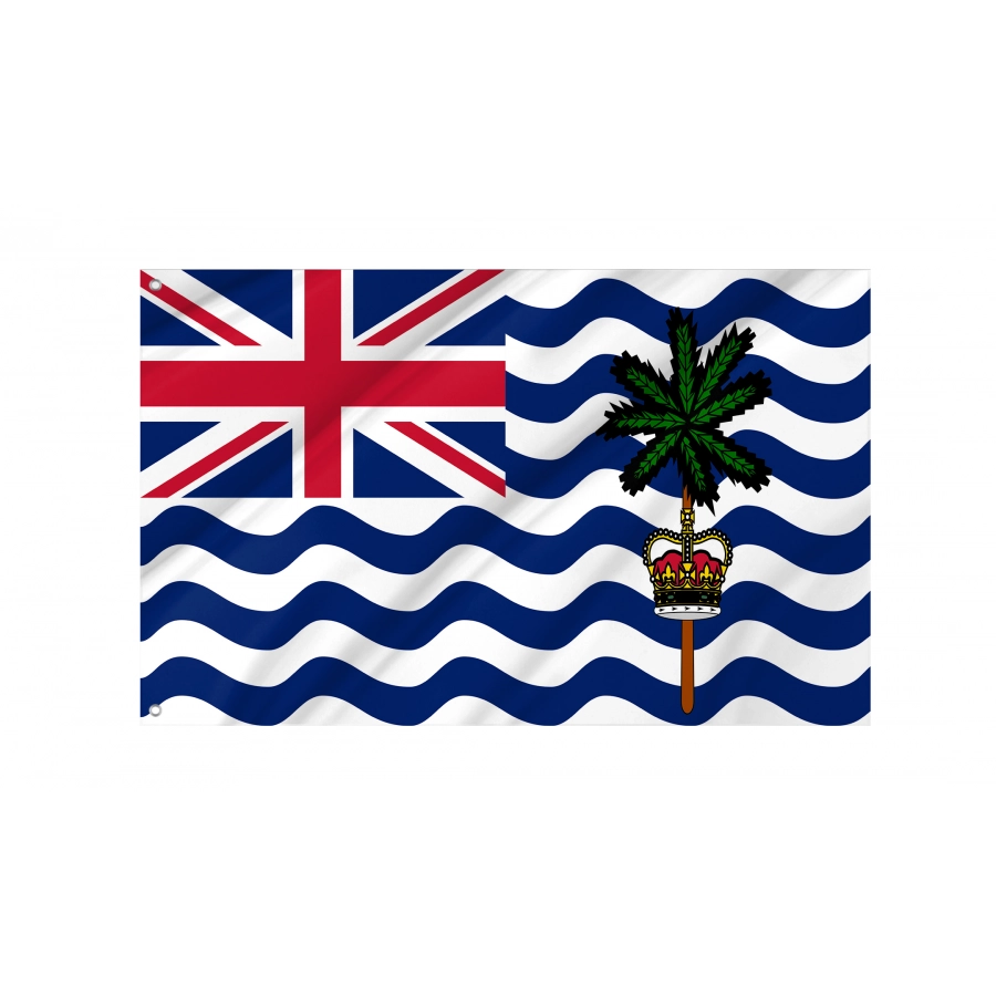 Flag of British Indian Ocean Territory, Patriotic Flags, Unique Design Print, Flags for Indoor & Outdoor Use