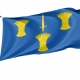 Cheshire Flag for Indoor & Outdoor Use - Imagine 1