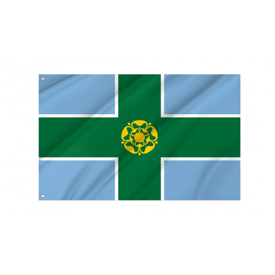 Flag of Derbyshire, Patriotic Flags, Unique Design Print, Flags for Indoor & Outdoor Use