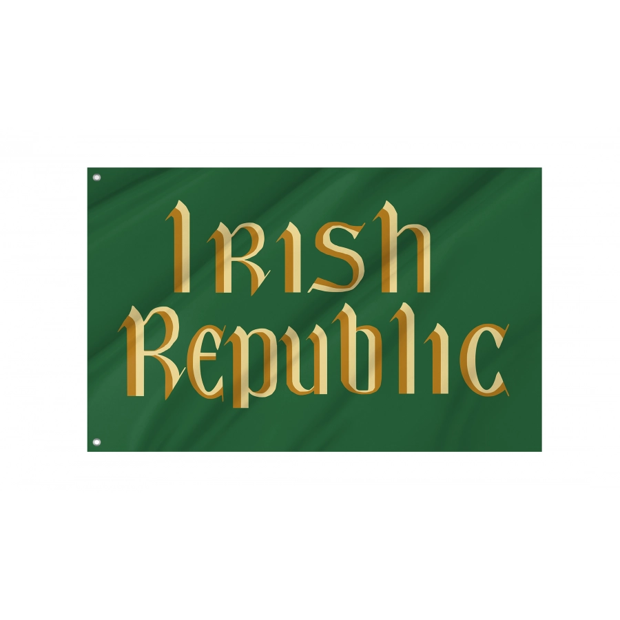 Flag of Irish Republic, Patriotic Flags, Unique Design Print, Flags for Indoor & Outdoor Use