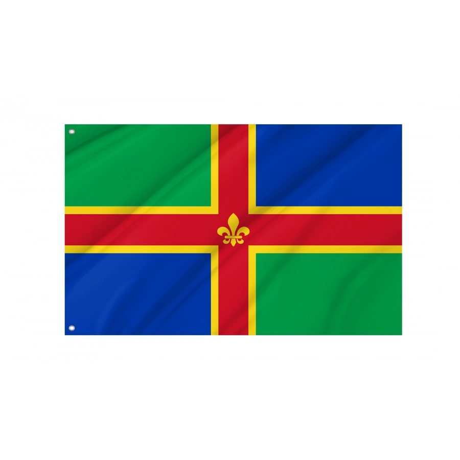 Flag of Lincolnshire, Patriotic Flags, Unique Design Print, Flags for Indoor & Outdoor Use
