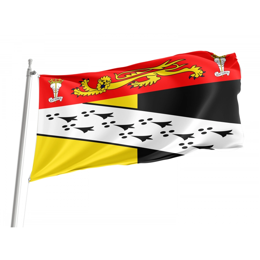 Flag of Norfolk Crest, Patriotic Flags, Unique Design Print, Flags for Indoor & Outdoor Use