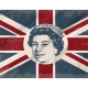 Queen Elizabeth on Britain Flag for Indoor & Outdoor Use - Imagine 2
