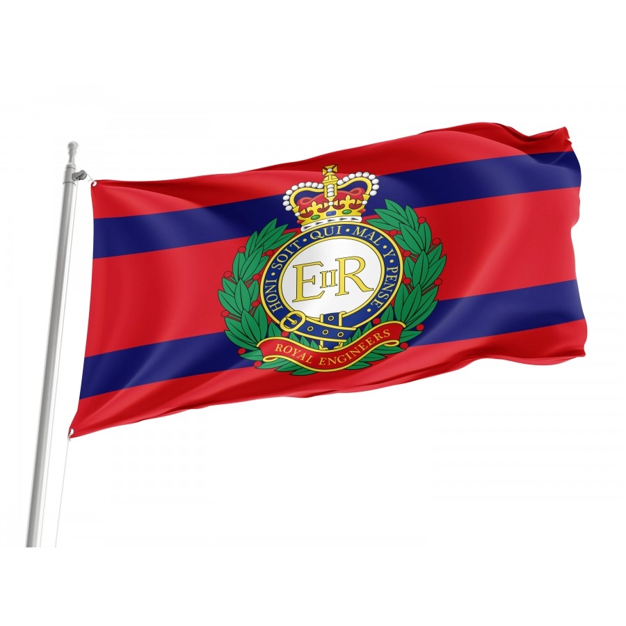 Flag of Royal Engineers Corps, Patriotic Flags, Unique Design Print, Flags for Indoor & Outdoor Use