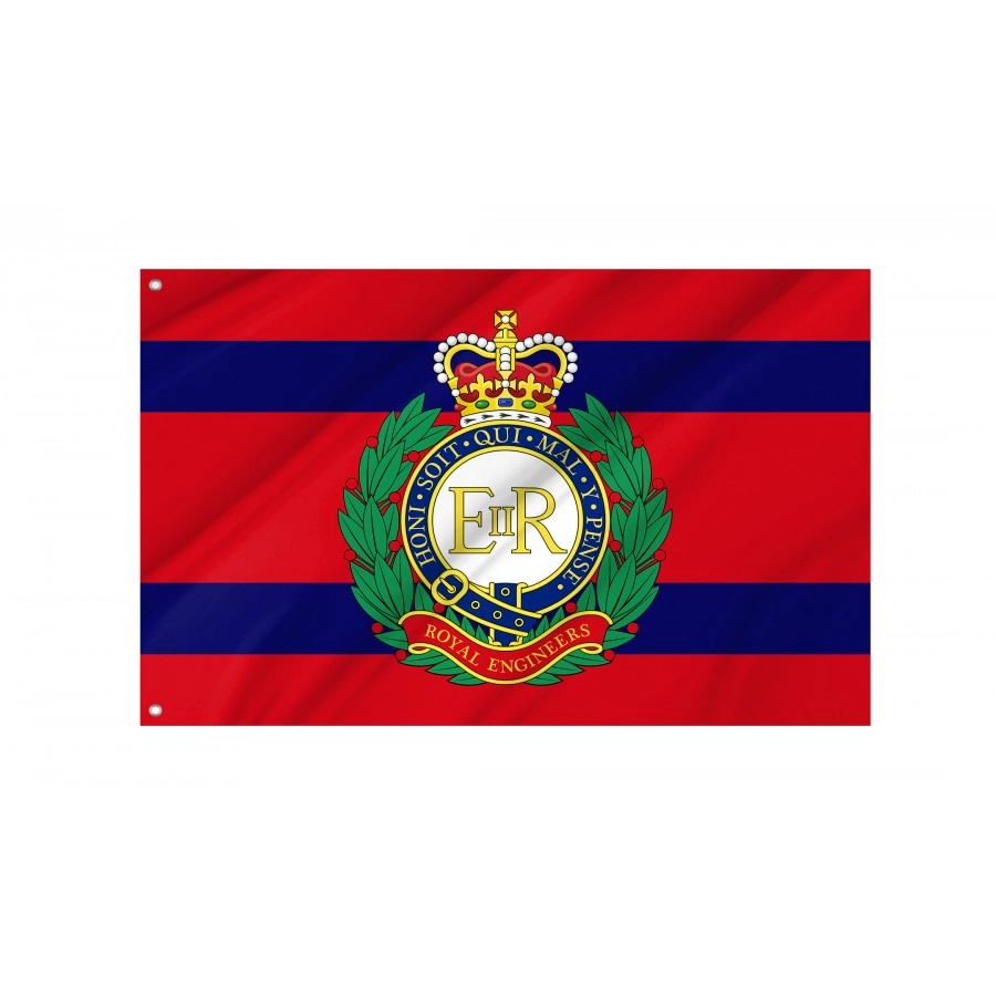 Flag of Royal Engineers Corps, Patriotic Flags, Unique Design Print, Flags for Indoor & Outdoor Use