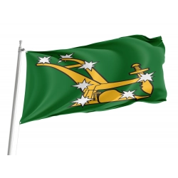 Starry Plough Green Flag for Indoor & Outdoor Use
