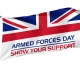 Armed Forces Day (UK) Flag - Imagine 1