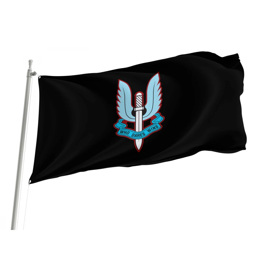 British Army SAS Special Air Service Flag for Indoor & Outdoor Use, GBR17