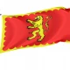 Carmarthenshire Flag for Indoor & Outdoor Use - Imagine 1
