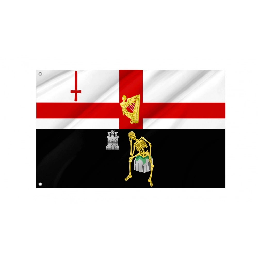 Derry City Council Flag for Indoor & Outdoor Use