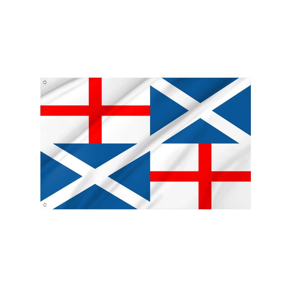 England Scotland Naval Ensign 1659 Flag for Indoor & Outdoor Use