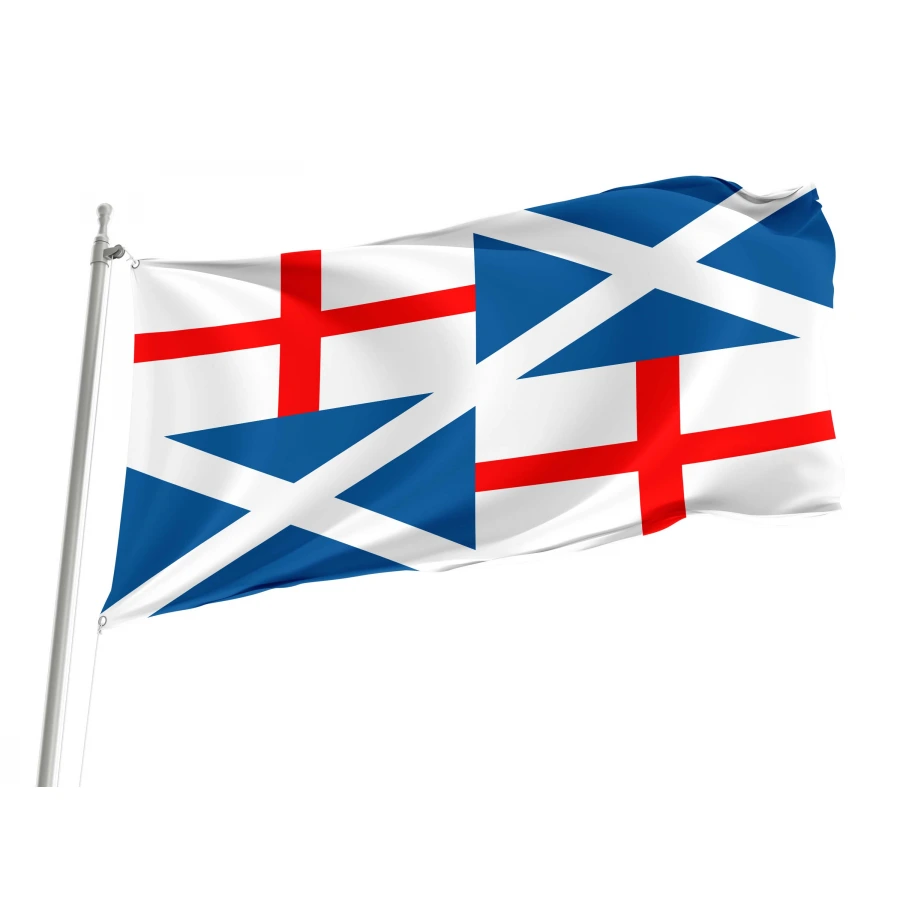 England Scotland Naval Ensign 1659 Flag for Indoor & Outdoor Use, GBR14