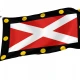 Hampton Poyle Flag for Indoor & Outdoor Use - Imagine 1