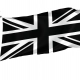 Union Jack Black & White Flag - Imagine 1