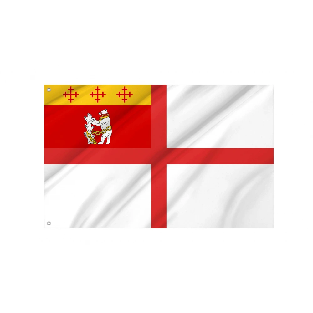 Warwickshire English Deface Flag for Indoor & Outdoor Use