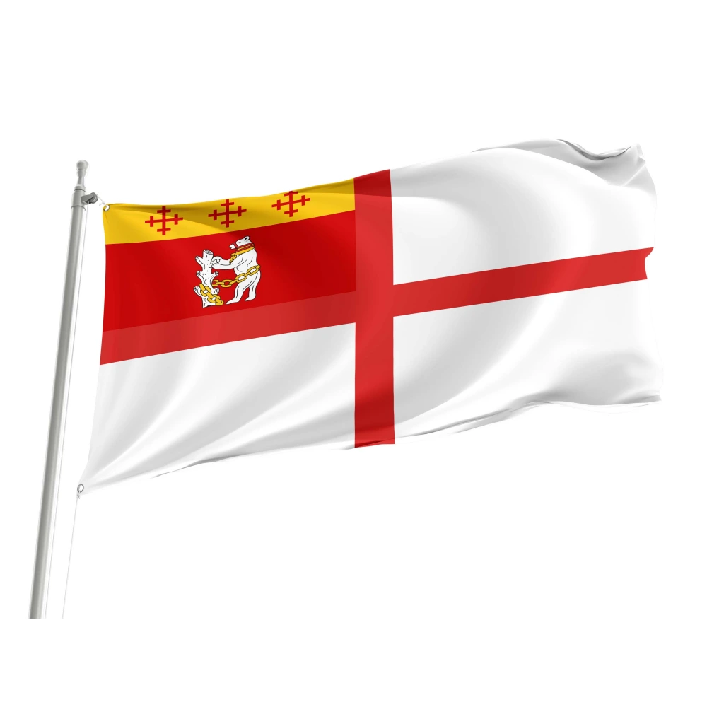 Warwickshire English Deface Flag for Indoor & Outdoor Use